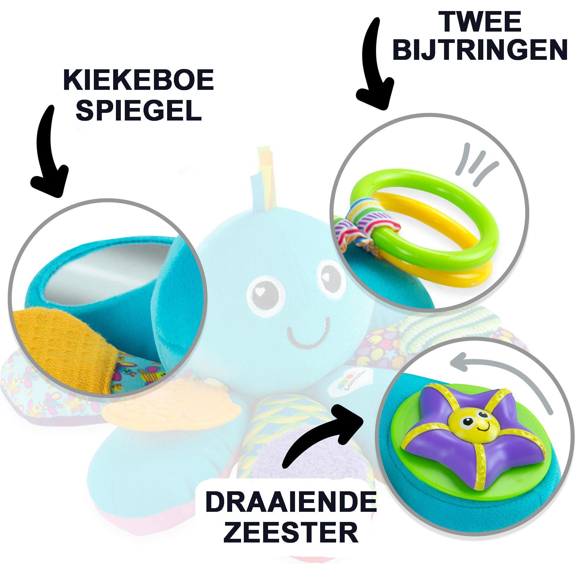 Thumbnail - Tomy, Krabbeldecke + Spielbogen, Lamaze Spiel Squid