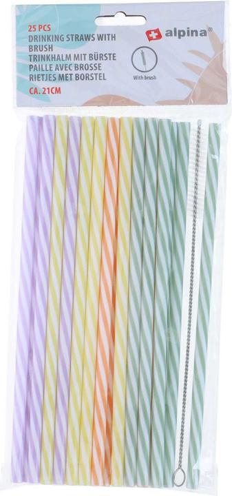 Image du produit alpina Straw 24pc avec brosse (25 x)