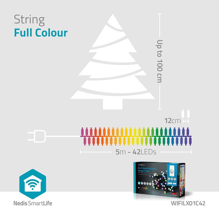 Actual product image Nedis SmartLife Decorative LED Wi-Fi Android™ / IOS (5 m)