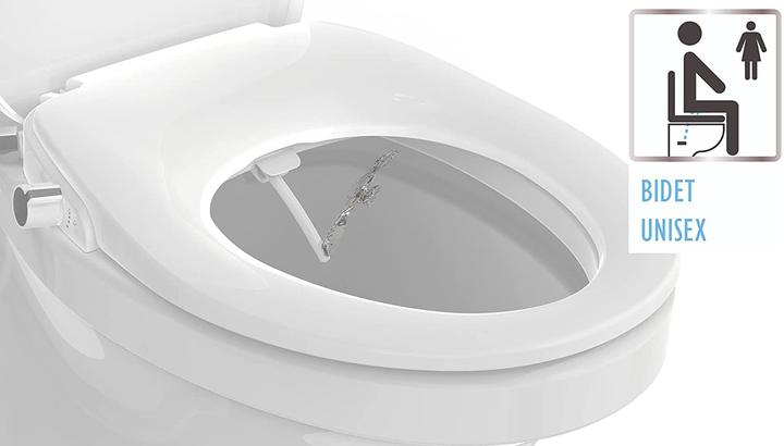 Actual product image Eisl WC seat Shower toilet attachment Soft-close mechanism Quick Release EDDW01 White