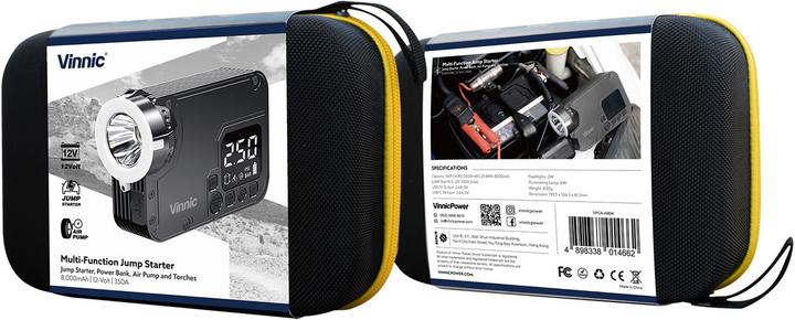 Produktbild Vinnic 3 in 1 Jumpstarter (350 A, 8000 mAh)