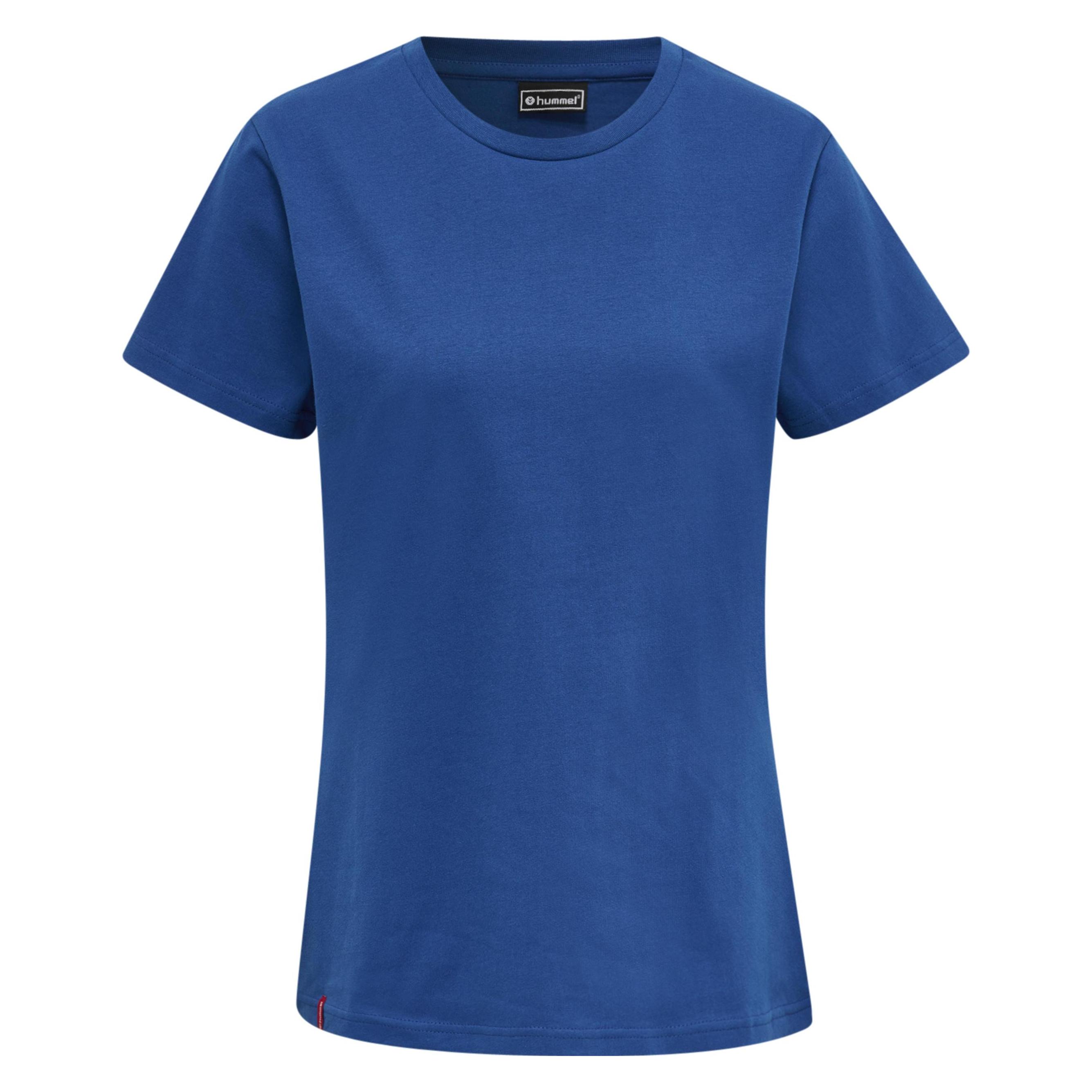 Hummel, Damen, Sportshirt, Red Heavy T-Shirt S/S Woman (M), Blau, M
