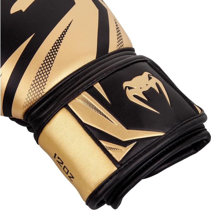 Image du produit Venum Gants de boxe Challenger 3.0 - Noir/Or (16 OZ, Taille unique)