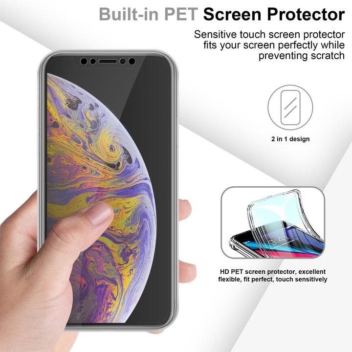 Image du produit Cadorabo TPU 360 degrés Case Cover (Apple iPhone XS Max)