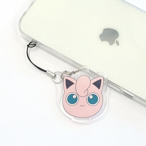 Actual product image Pokémon Mobile Acrylic Strap Jigglypuff