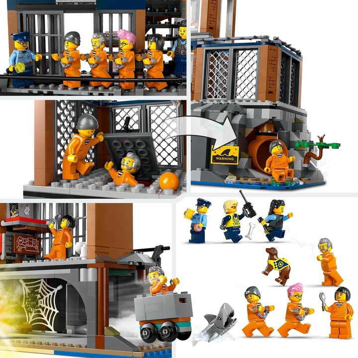 Produktbild LEGO Polizeistation auf der Gefängnisinsel (60419, LEGO City)