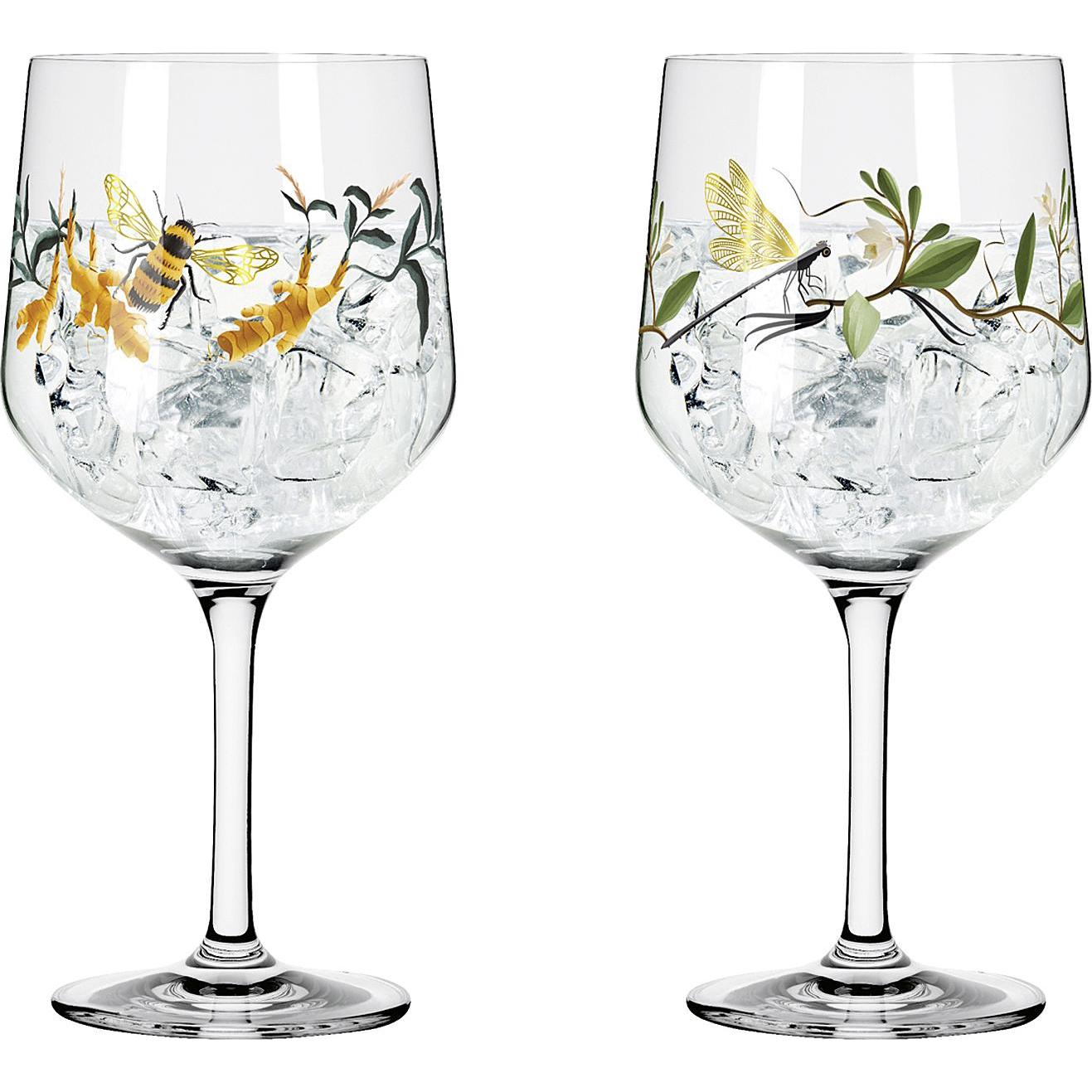 Ritzenhoff Set Gin-Kelch Botanic Glamour, Cocktailgläser, Transparent