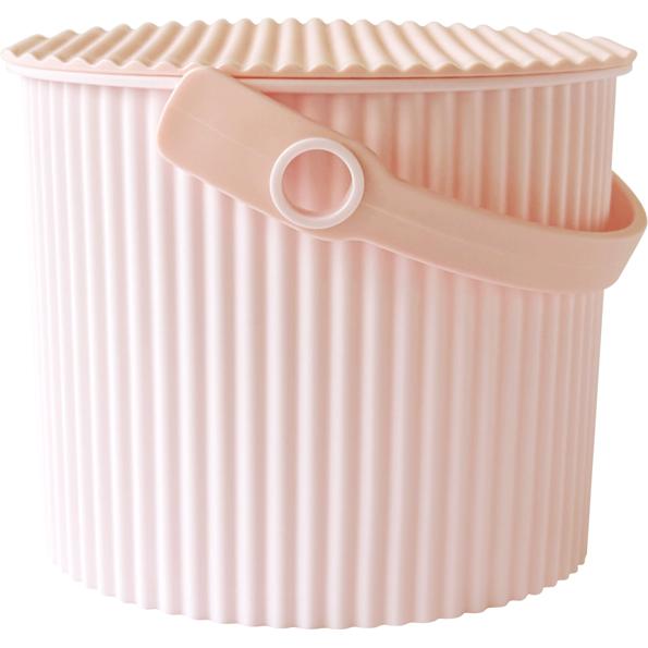 Hachiman, Portagiochi, Aufbewahrungseimer Omnioutil Mini, Kunststoff, Pfirsich, 4 L, 247326