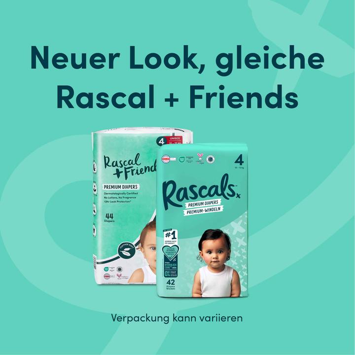 Produktbild Rascals Premium-Windeln (Gr. 3, Tragepack, 50 Stück)