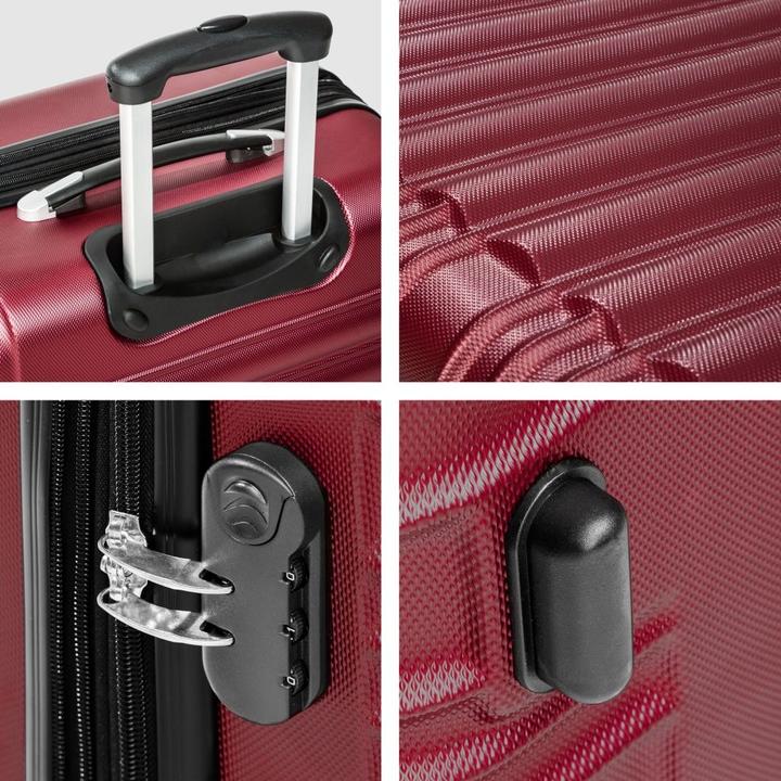 Immagine prodotto tectake Set di valigie rigide (106 l)