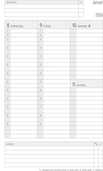 Image du produit Chronoplan Buchkalender (A5, Allemand)