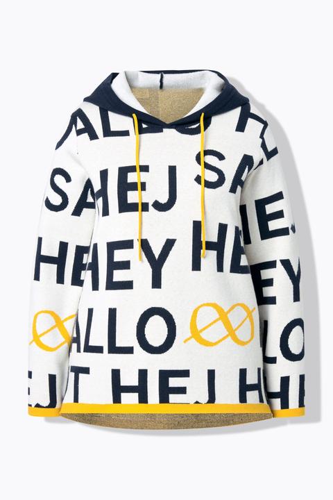 Produktbild Laurasøn Jaquardpullover, Langarm, Kapuze (40)