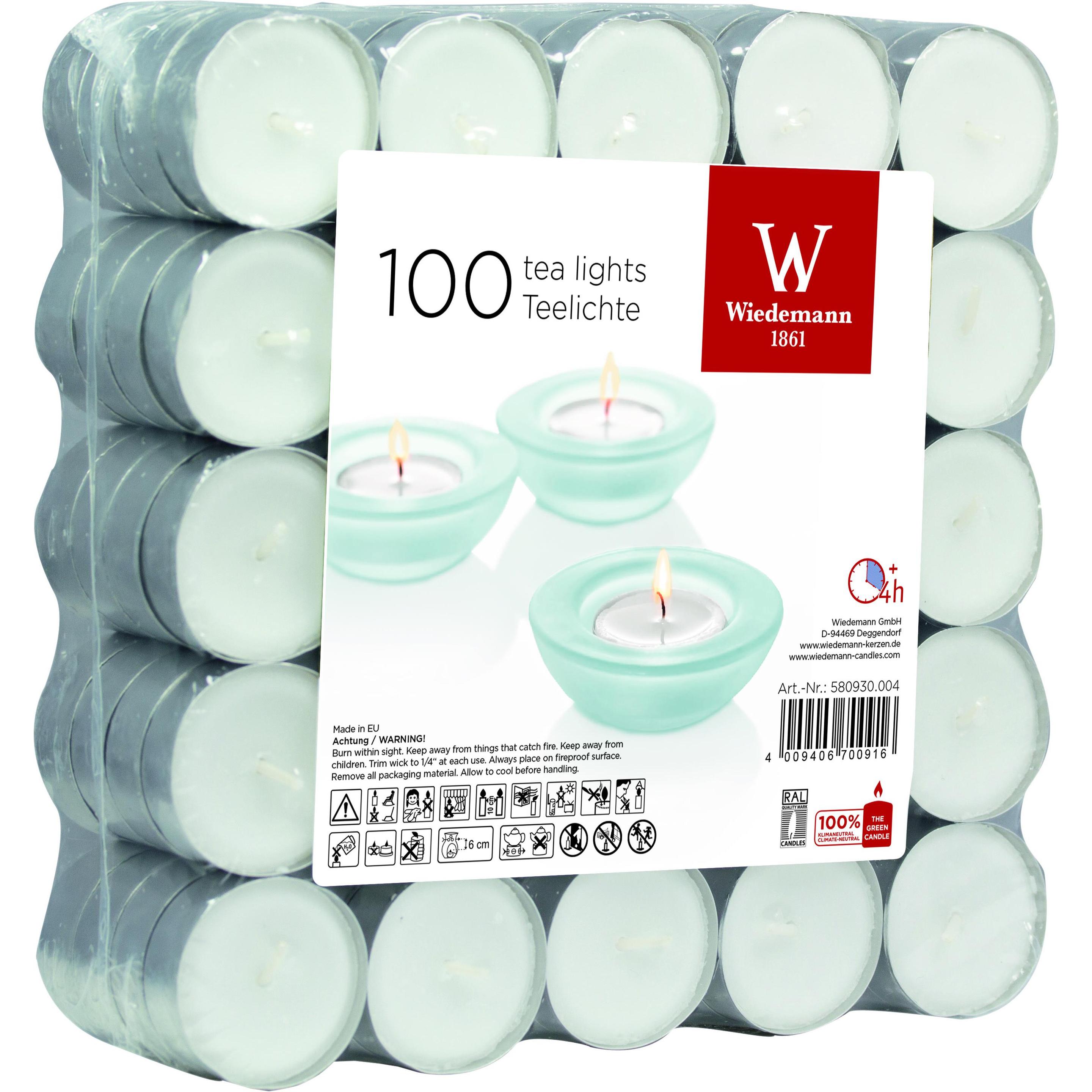 Wiedemann, Kerzen, Teelicht (100 Stk.)