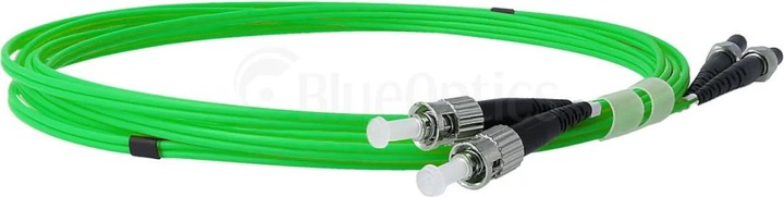 Immagine prodotto BlueOptics Cavo patch in fibra ottica duplex ST-FSMA Multimode OM5 0,5 metri (0.50 m)
