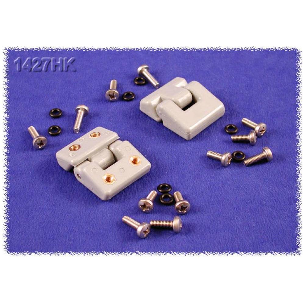 Hammond ScharnierSet Serie 90 (Diverse), Elektronikzubehör + Gehäuse, Grau