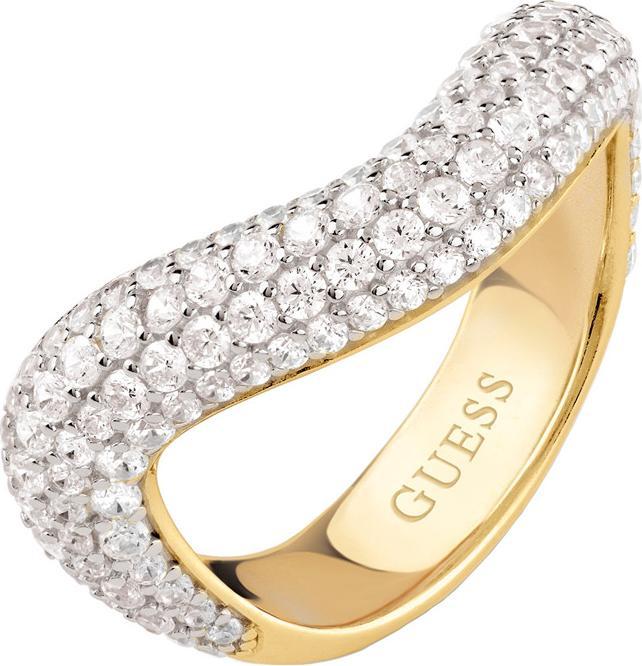 Produktbild Guess Double Wave Ring (56, 925 Silber)