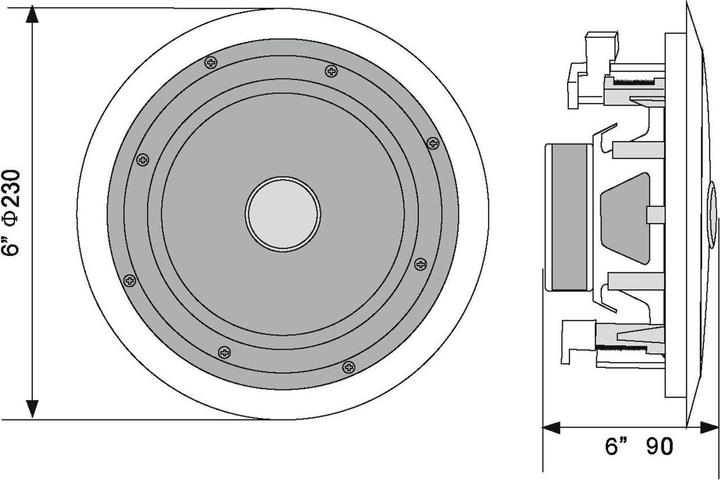 Actual product image Omnitronic CST-6 (1 pcs.)