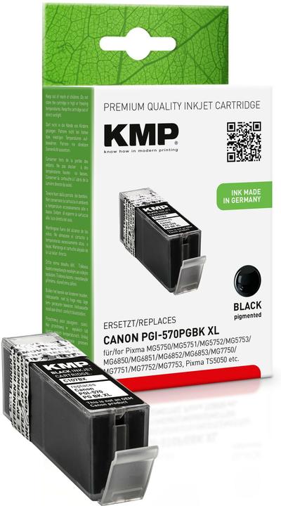 Image du produit KMP C107BPIX Cartouche d'encre bw comp. avec Canon PGI-570 XL PGBK (CF)