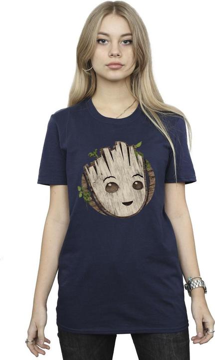 Produktbild I Am Groot Wooden Head TShirt (M)