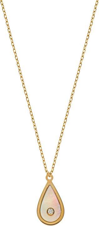 Image du produit Natsumi Schmuck Collier or jaune 9K/375 ancre nacre 45cm (375/9 K Or jaune)