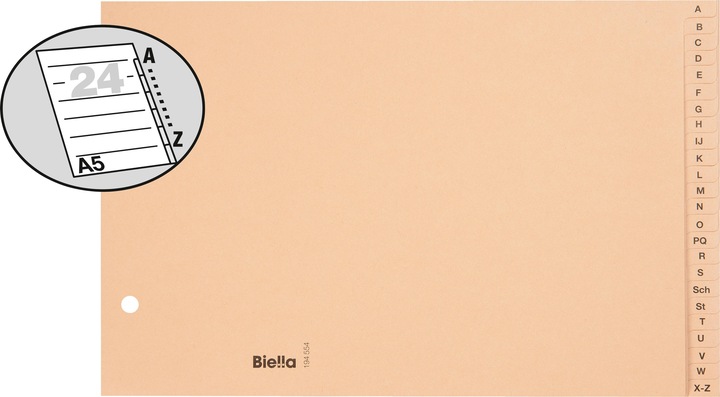 Produktbild Biella Papier-Register für A5/A6