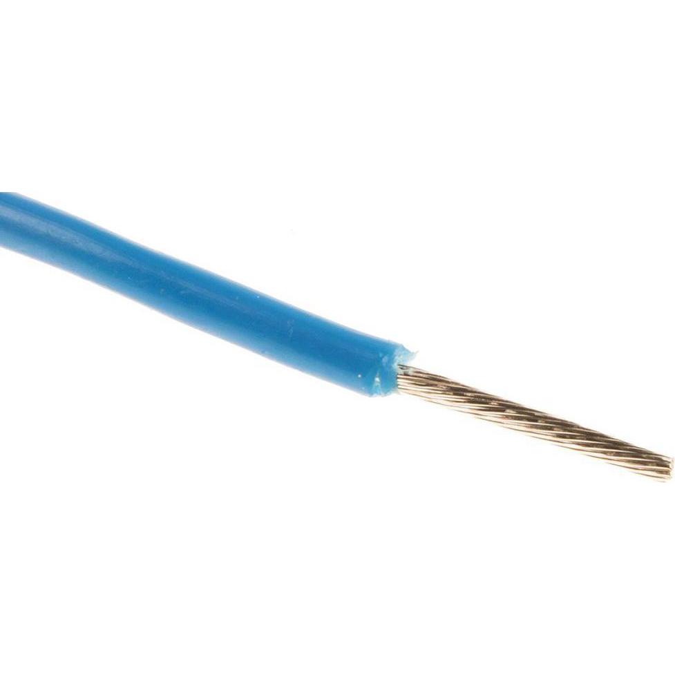 RS PRO, Tubo + Canalina per cavi, UL11028 Hook-up wire 24AWG Blue 100m (100 m)