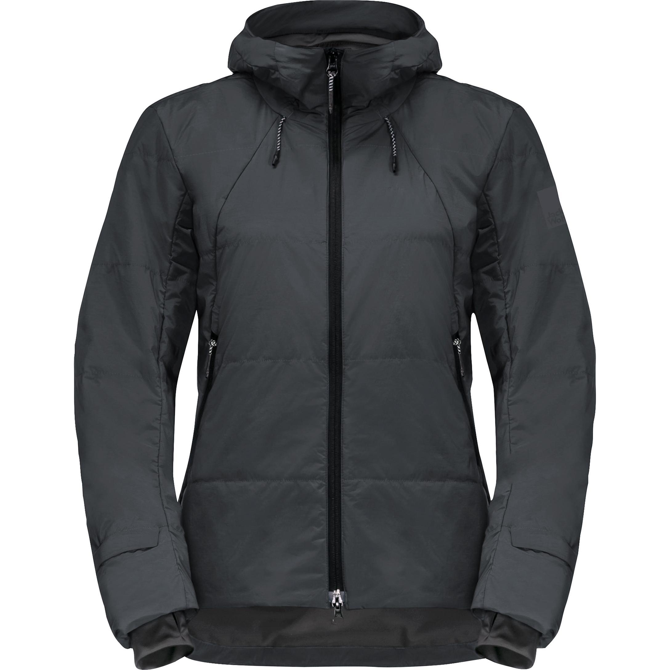 Jack Wolfskin, Damen, Jacke, Bike Commute Ins Jkt W (L), Grau, L