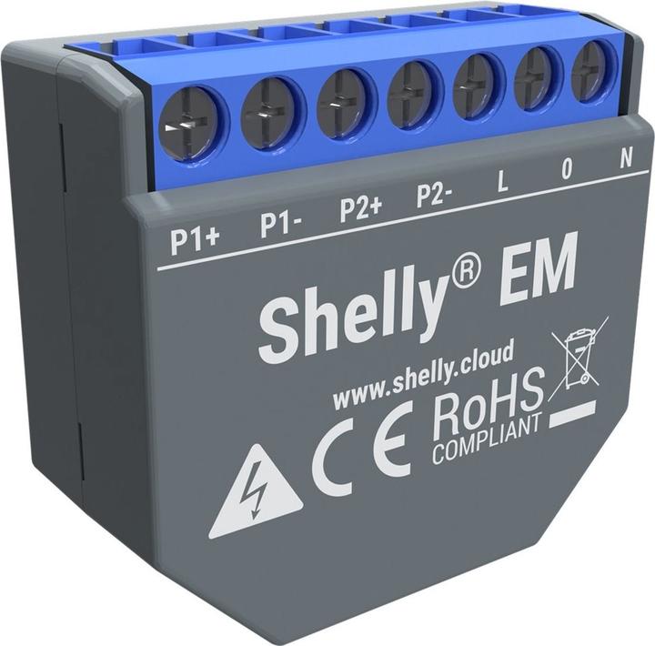 Shelly Compteur d'énergie WiFi EM (Actionneur analogique)
