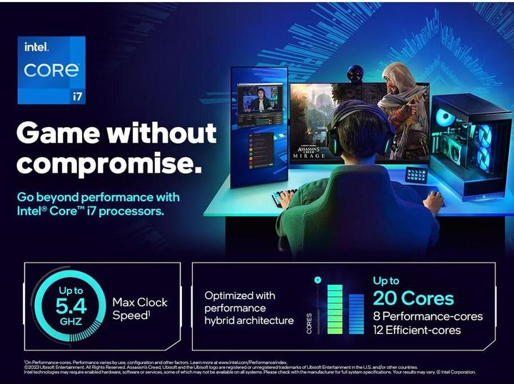 Produktbild Intel i7-14700 (LGA 1700, 2.10 GHz, 20 -Core)