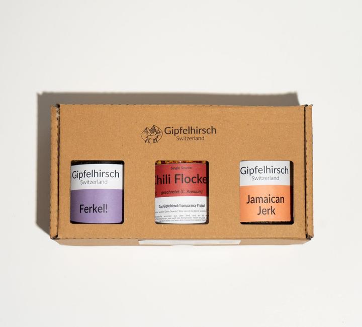 Image du produit Gipfelhirsch BBQ Gewürz Geschenk Box (235 g)