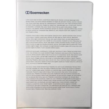 Thumbnail - Soennecken, Mappe, Sichthülle 1609 DIN A4 PP transparent 50 St./Pack. (A4, 50 x)