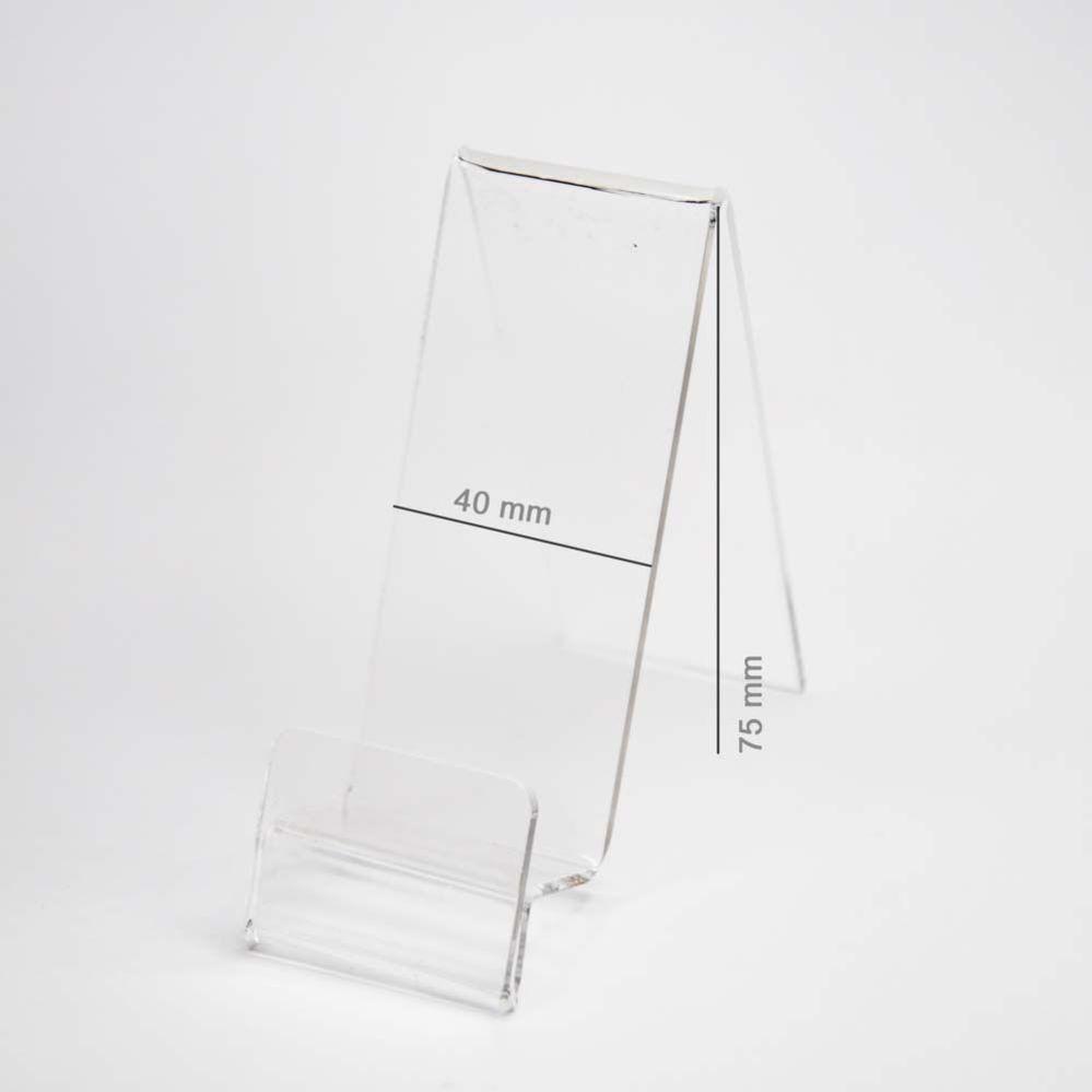 Partner Telecom Other OEM Plexi Vertical Holder / phone stand with Place for Price, Supporto per smartphone