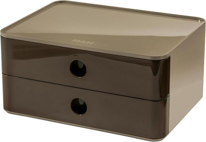 Produktbild Han Schubladenbox Allison Smart-Box Plus 2 Schubladen, Braun
