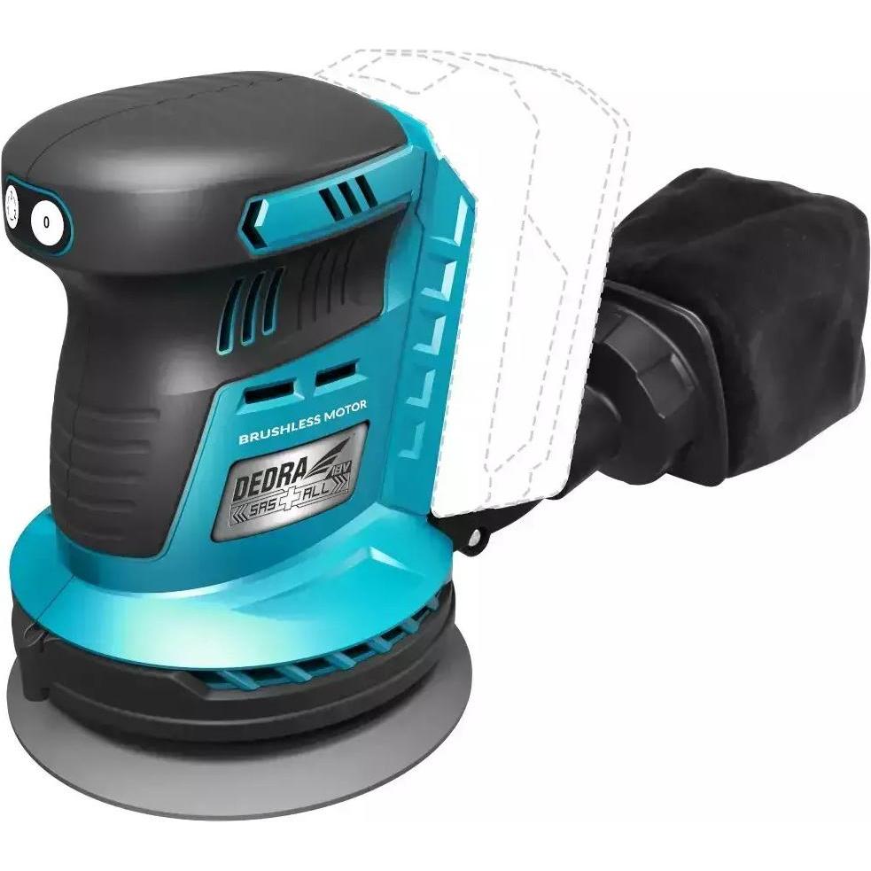 Dedra, Schleifmaschine + Poliermaschine, Akku-Exzenterschleifer DED7062 (Exzenterschleifer)