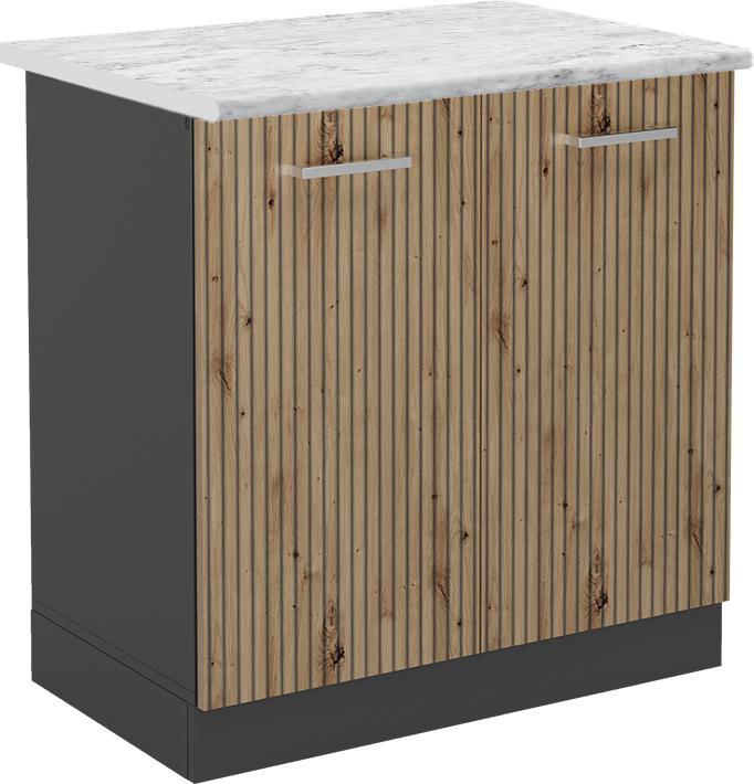 Anthrazit, Artisan Eiche, Marble-Weiss