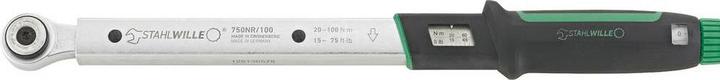 Produktbild Stahlwille Drehmomentschlüssel 750NR/100 (3/8", 20 - 100 Nm)