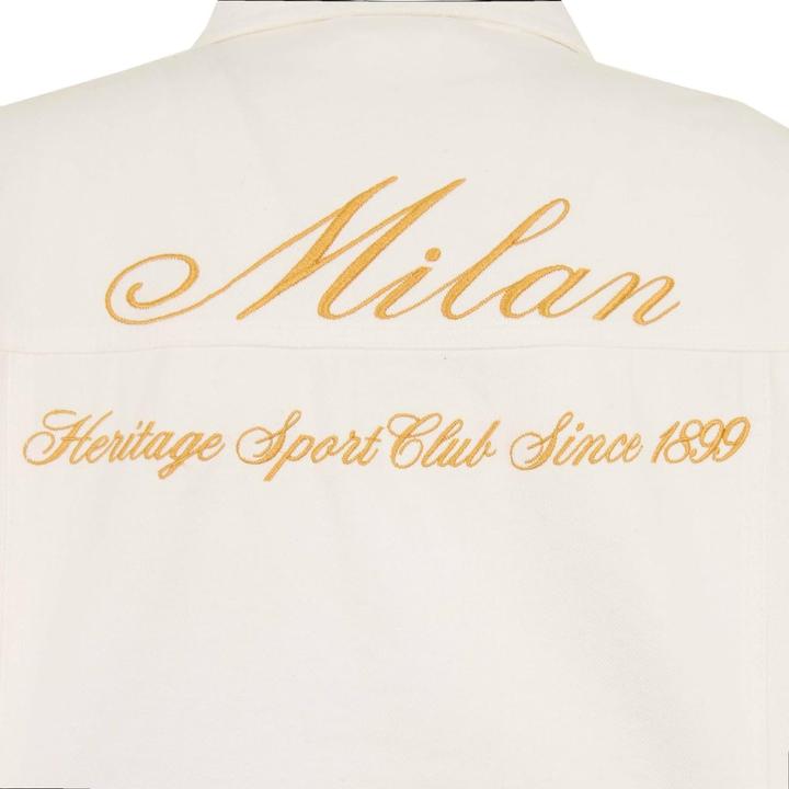 Actual product image A.C. Milan Milan Embroidered Denim Jacket (S)