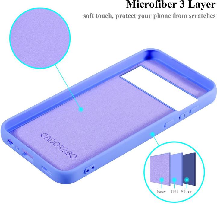 Actual product image Cadorabo Case for Google PIXEL 8 Pro TPU in liquid protection silicone design (Google Pixel 8 Pro)