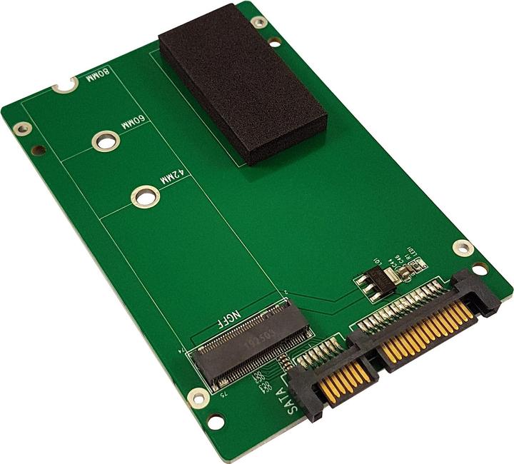 Produktbild LC-Power LC-ADA-M2-NB-SATA Schnittstellenkarte/Adapter Eingebaut