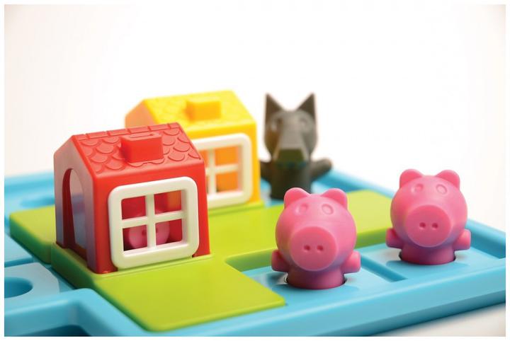 Immagine prodotto Smart Games Puzzle game Three Little Piggies - Deluxe (Inglese, Tedesco, Francese, Italiano, Spagnolo)