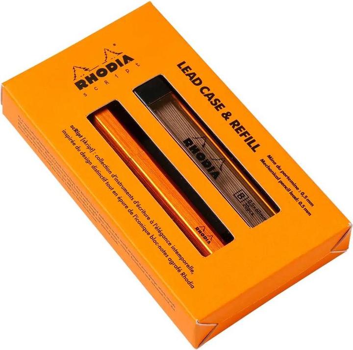 Actual product image Rhodia script lead c ase & refill orange (1200 Piece)