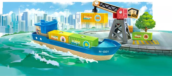Produktbild Hape Cargo Ship + Crane