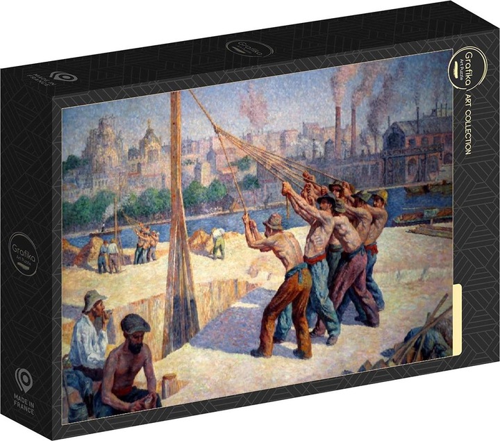 Actual product image Grafika Puzzle 1000 pieces Maximilien Luce - Les Batteurs de Pieux, 1903 (1000 pieces)