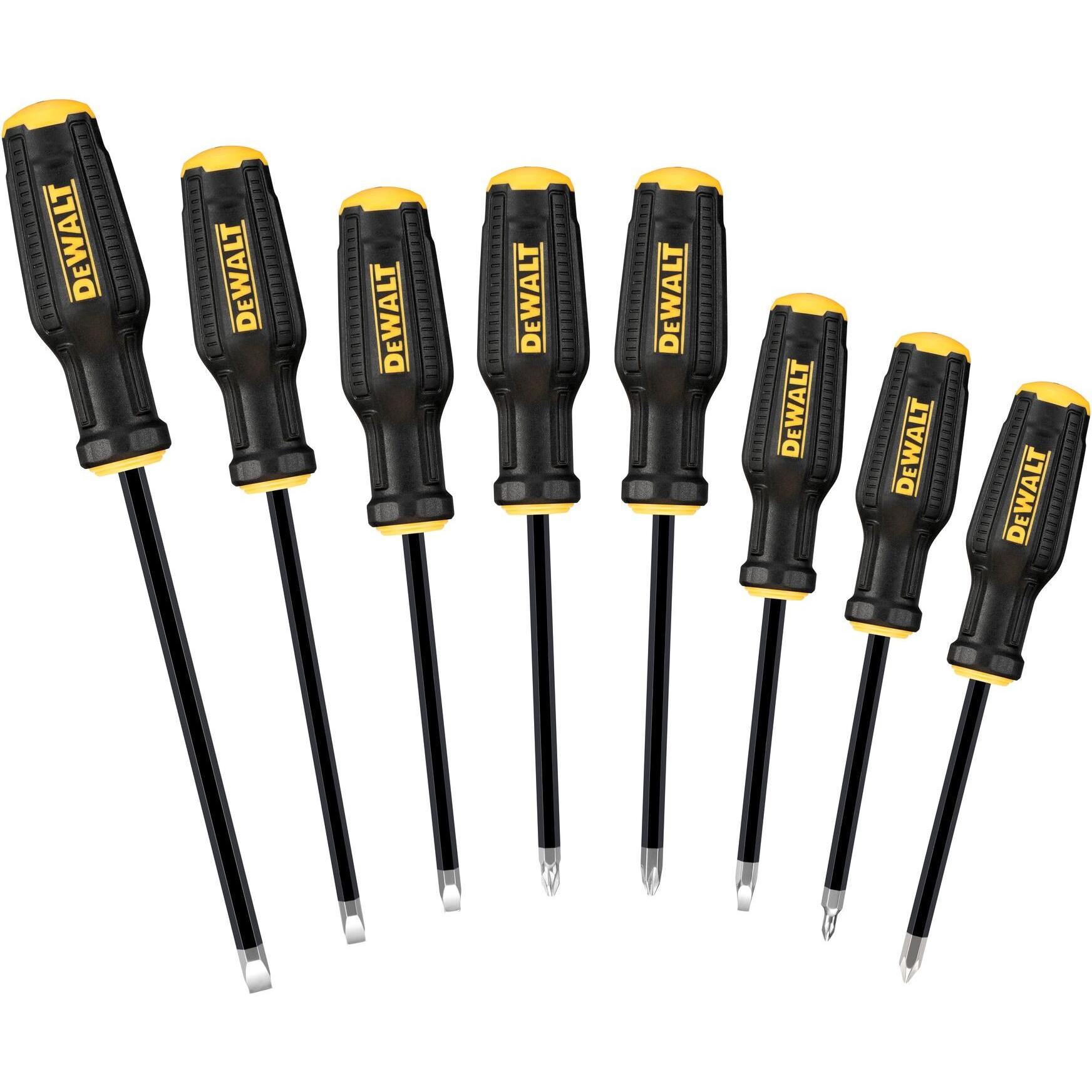 DeWalt, Schraubenzieher, MAXFIT SchraubendreherSet 8tlg (Schlitz)