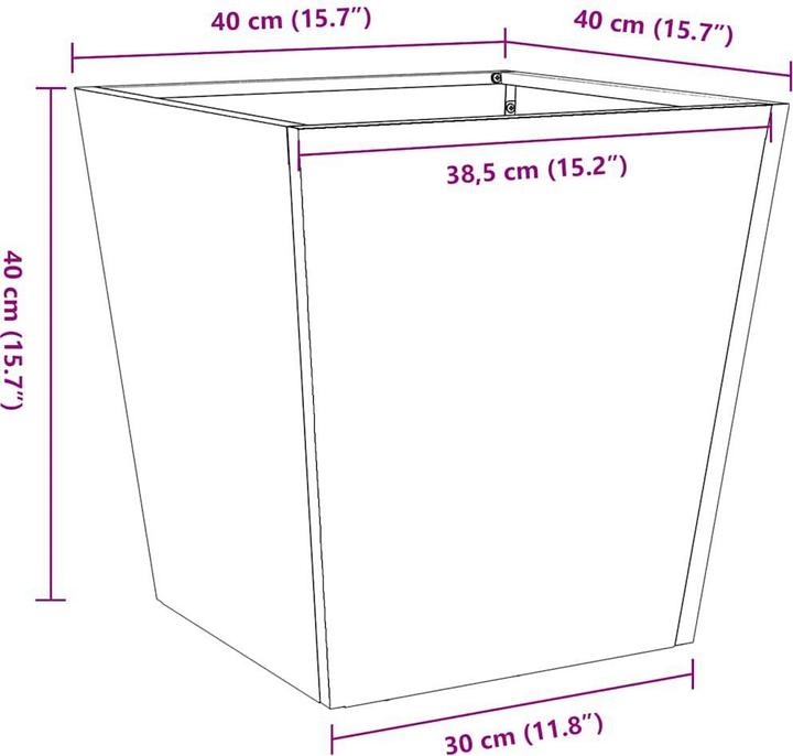 Produktbild vidaXL Pflanzkübel