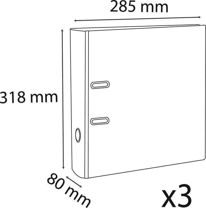 Immagine prodotto Exacompta Cartella (A4, 75 mm, 3 Pezzo/i)