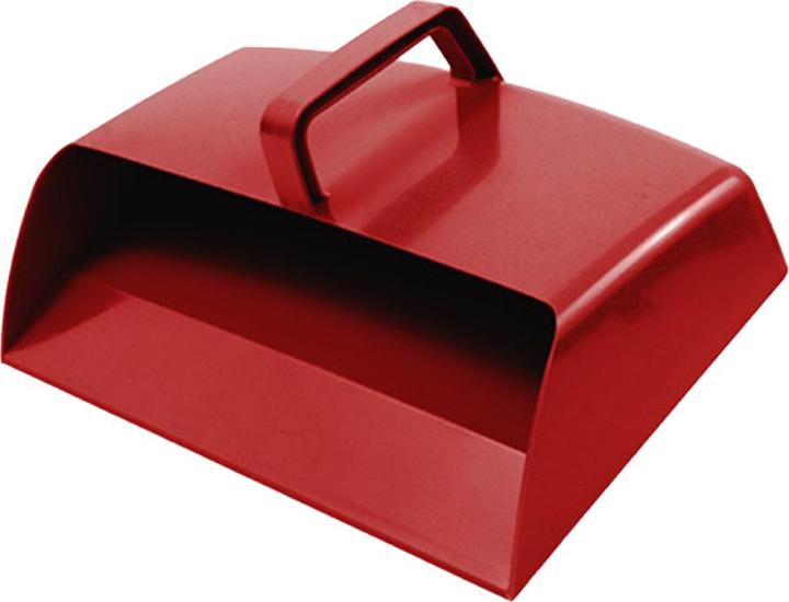 Actual product image Universal Textiles Plastic Hooded Dustpan Red