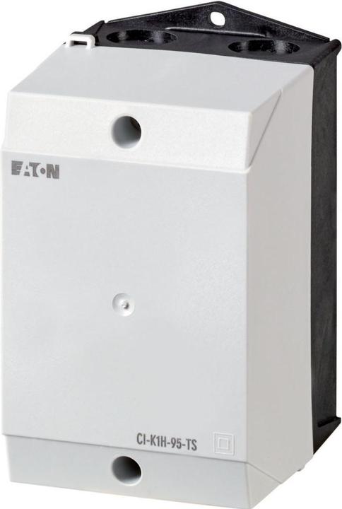 Actual product image Eaton Empty housing for DIN rail mounting (W x H x D) 80 x 120 x 95 mm Light gray (RAL 7035), Black