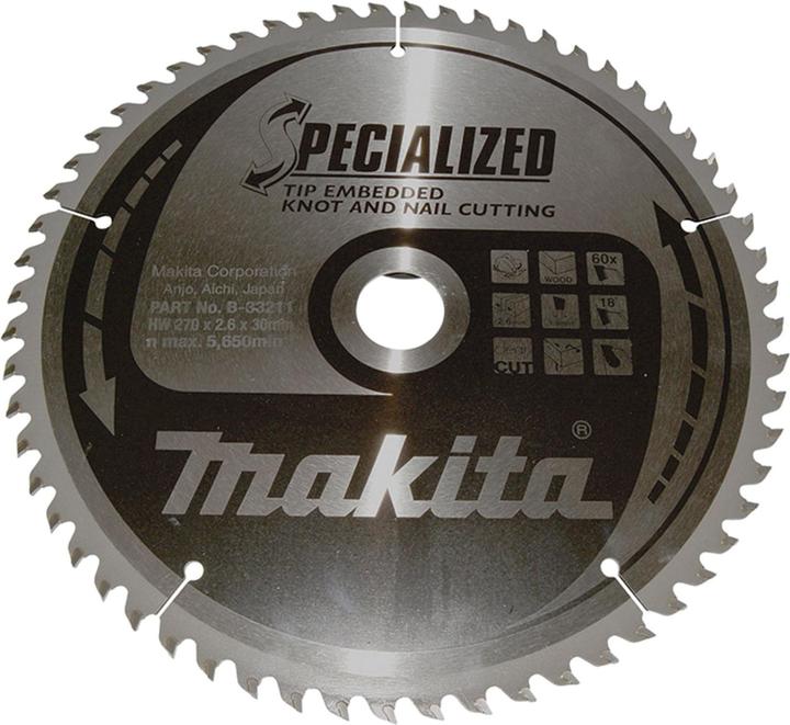 Image du produit Makita SPECIALIZED Baie de scie 270x30x60Z