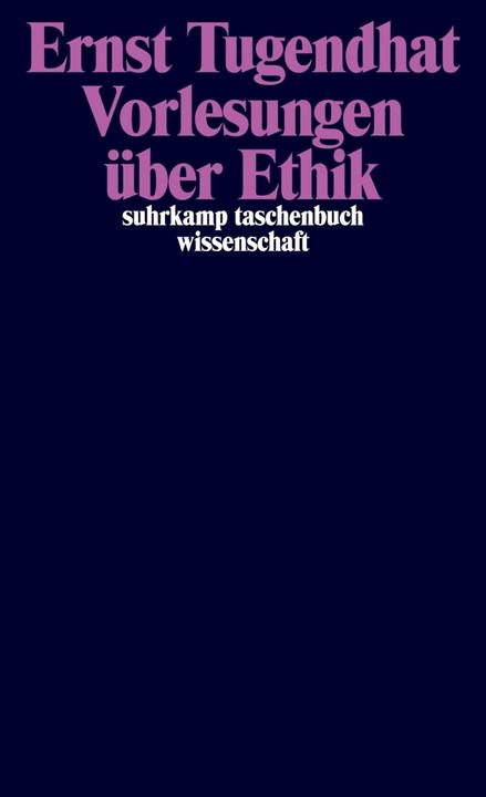 Produktbild Vorlesungen über Ethik (Deutsch, Ernst Tugendhat, 1993)